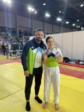 Haya Veinhandl Obaid zasije na Evropskem Kadetskem Pokalu v Gyoru Zgodovinski uspeh za Judo klub Komenda (5)